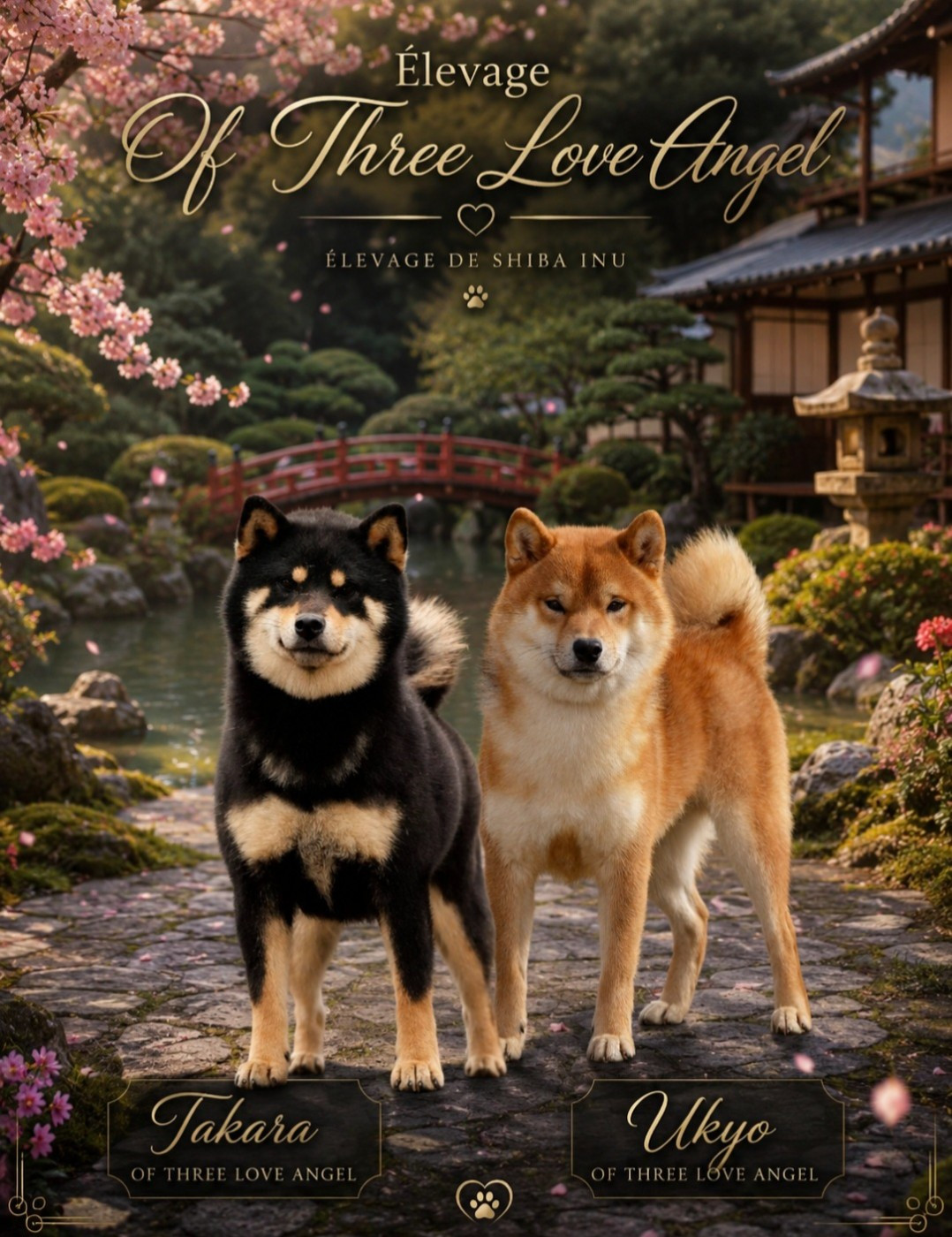 of three love angel - Shiba - Portée née le 29/06/2026